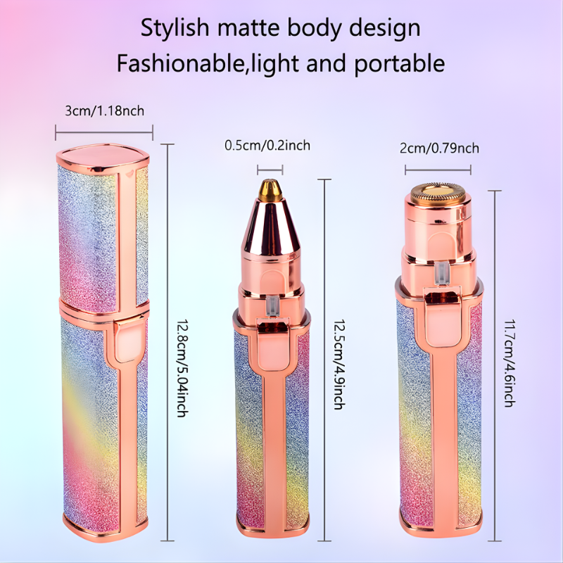 2-in-1 Facial Hair Remover painless facial hair removal at home